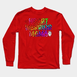 Heart warior mama Long Sleeve T-Shirt